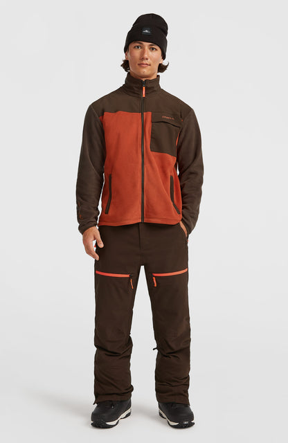 FWC'Peak Polartec® Fleece Men - Coffee Bean Colour Block