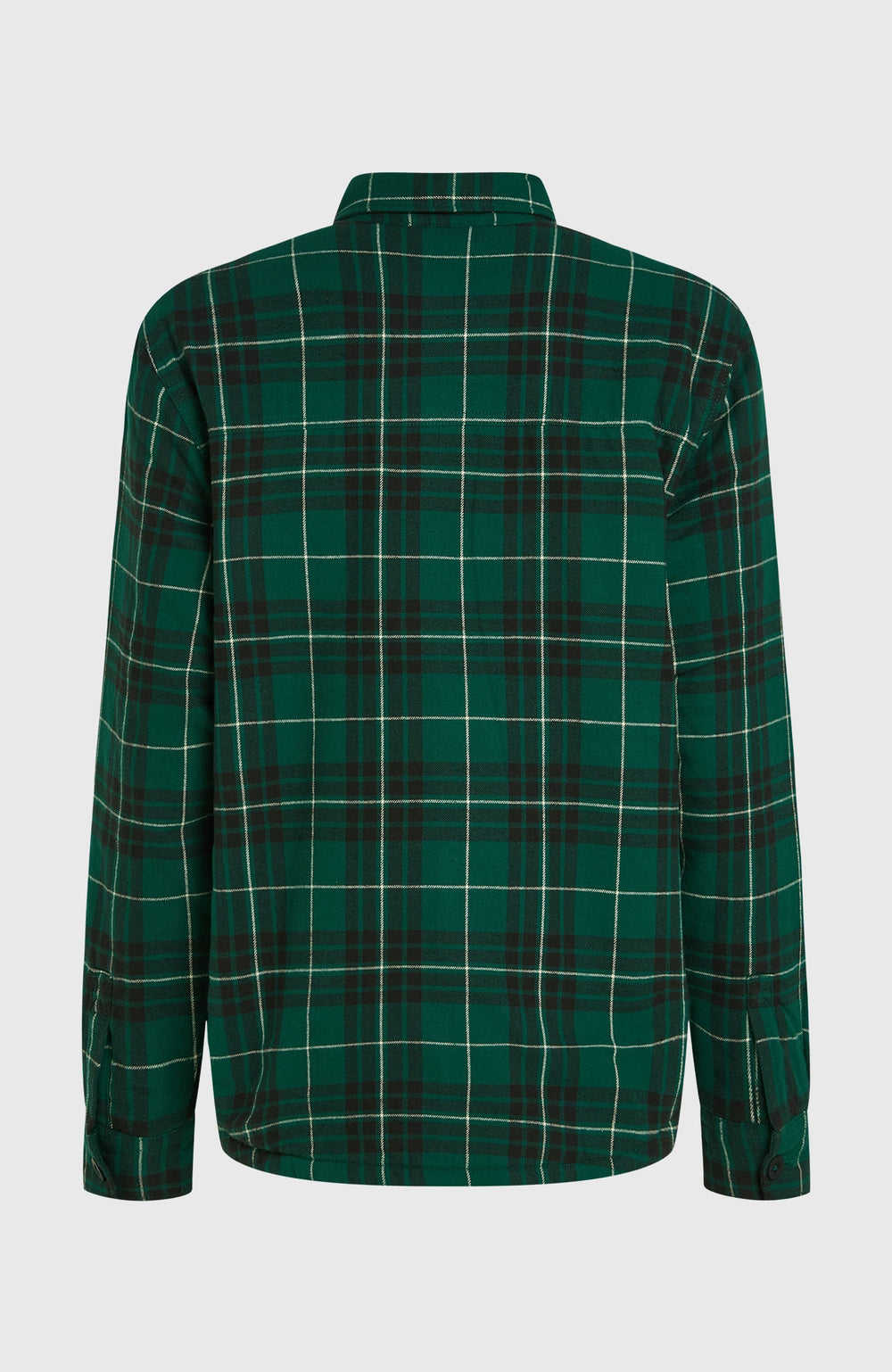 Must-Have Fleece-Lined Shirt Men - Green Flannel Check