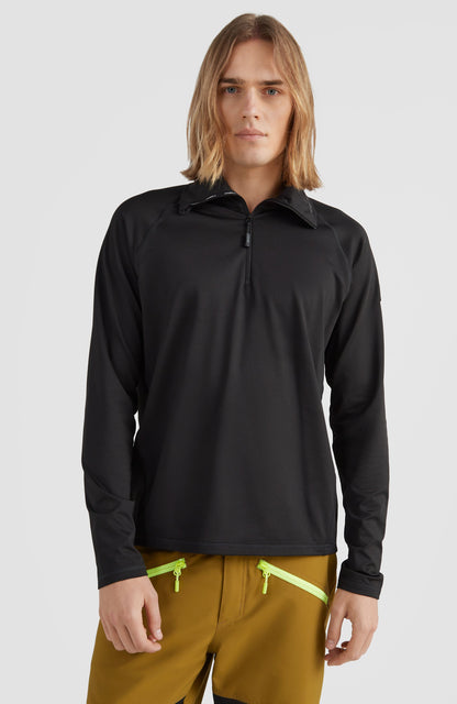 Clime Half-Zip Fleece Men - BlackOut - A