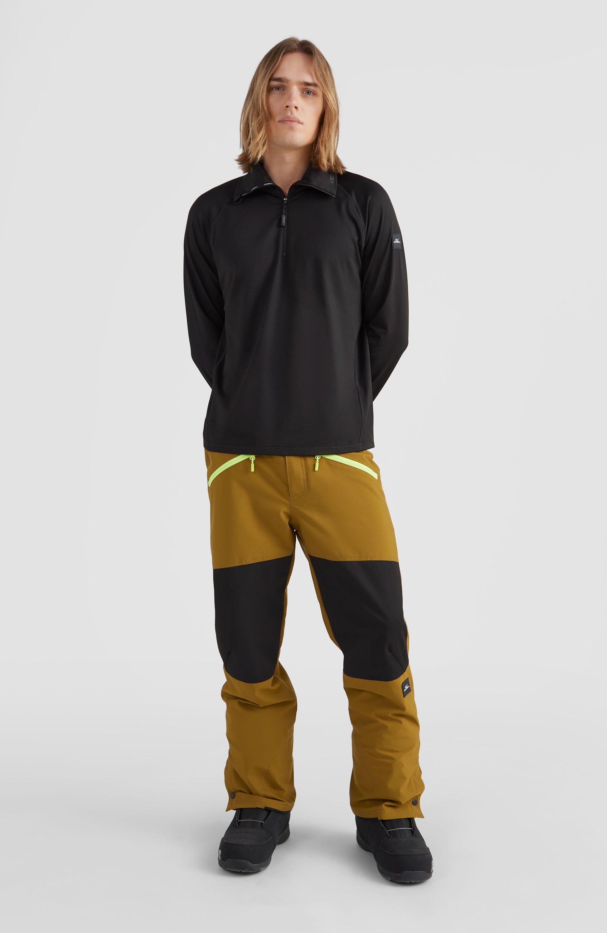 Clime Half-Zip Fleece Men - BlackOut - A