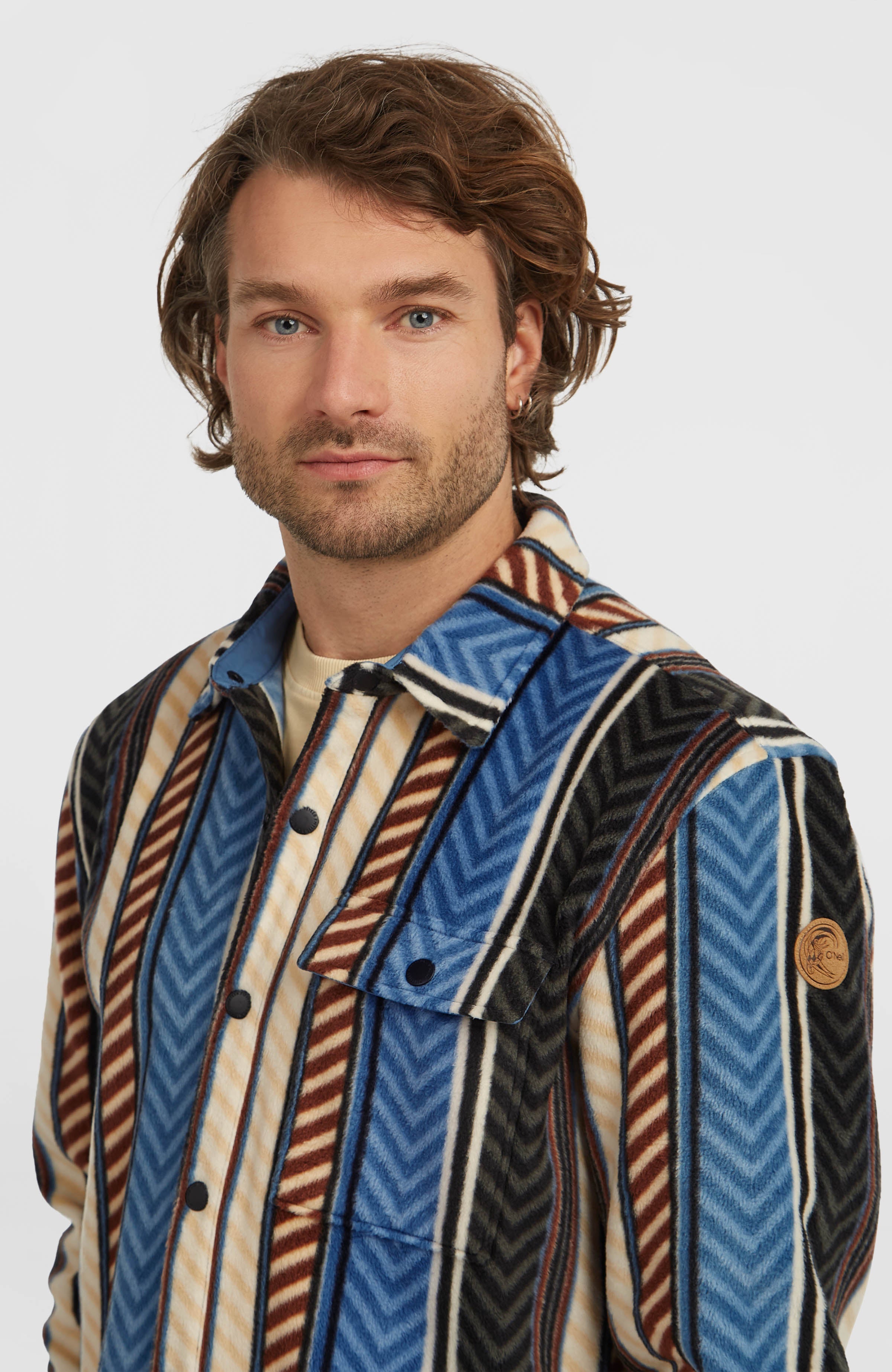 O'Riginals Superfleece Shirt Men - Blue Vintage O'Neill Stripe
