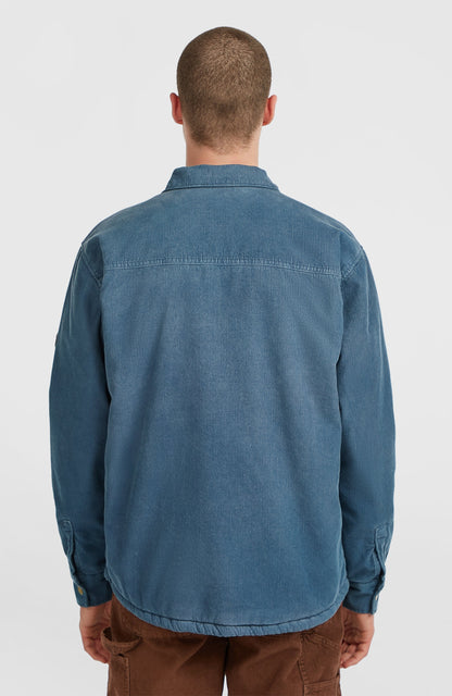 O'Riginals Corduroy Fleece-Lined Overshirt Men - Mozart Blue