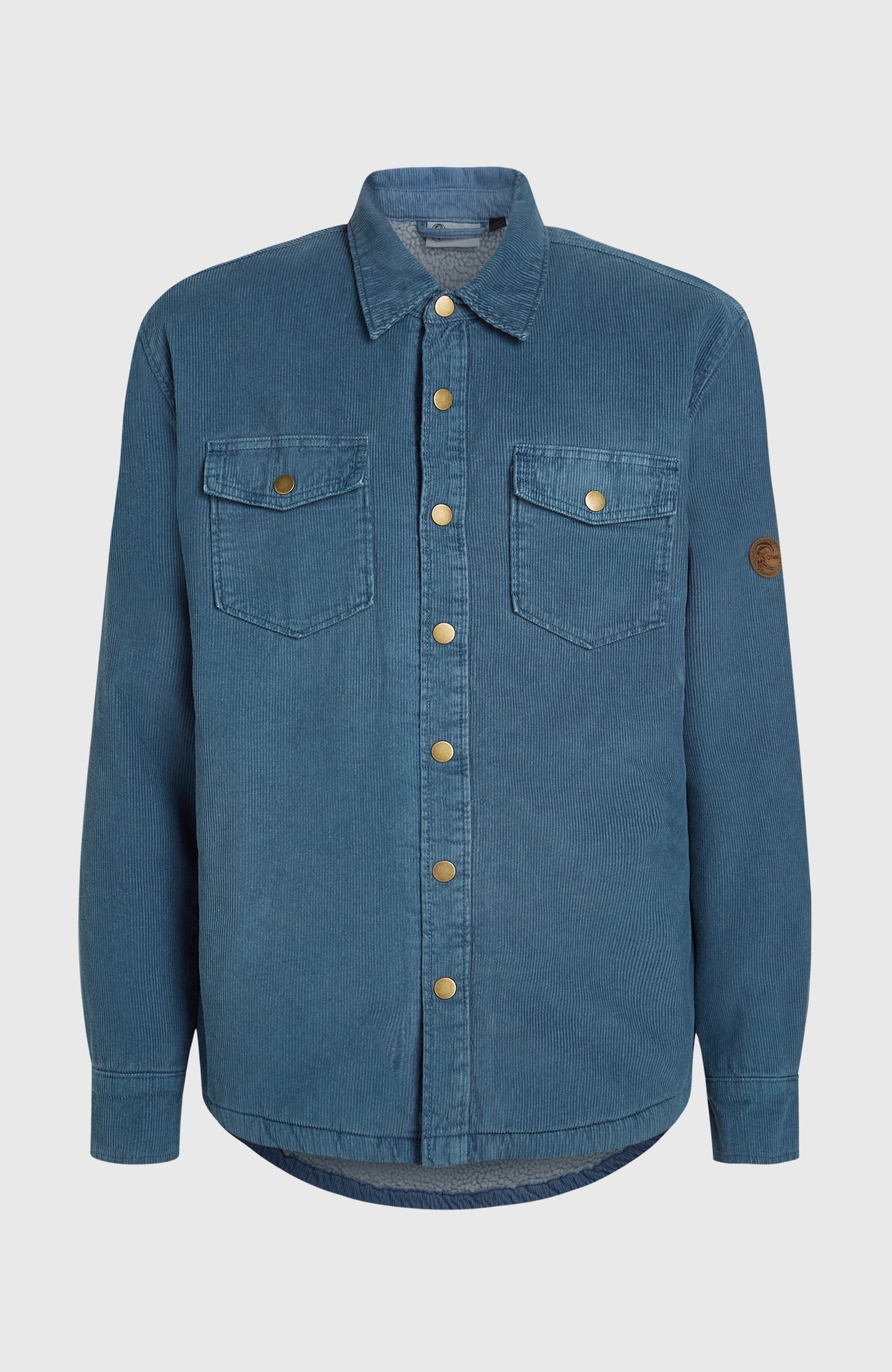 O'Riginals Corduroy Fleece-Lined Overshirt Men - Mozart Blue