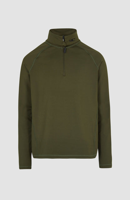Clime Half-Zip Fleece Men - Forest Night