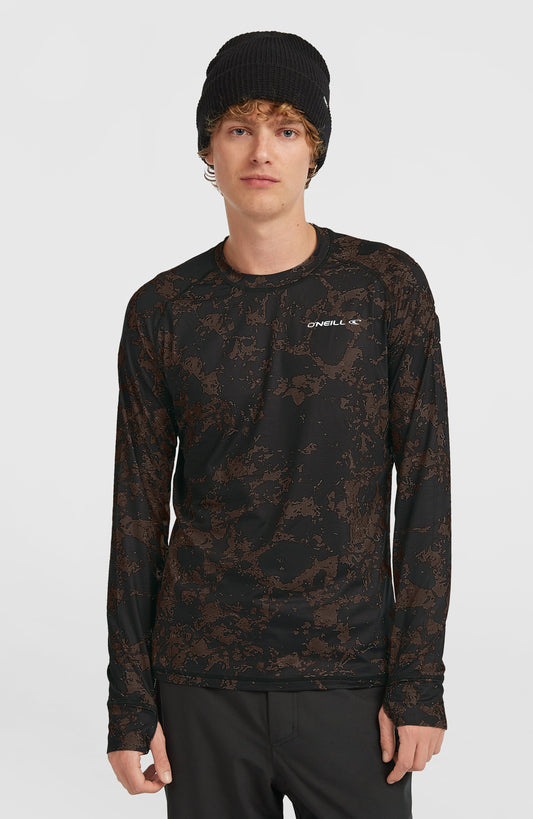 Baselayer Top Men - Black/Beige Quarry