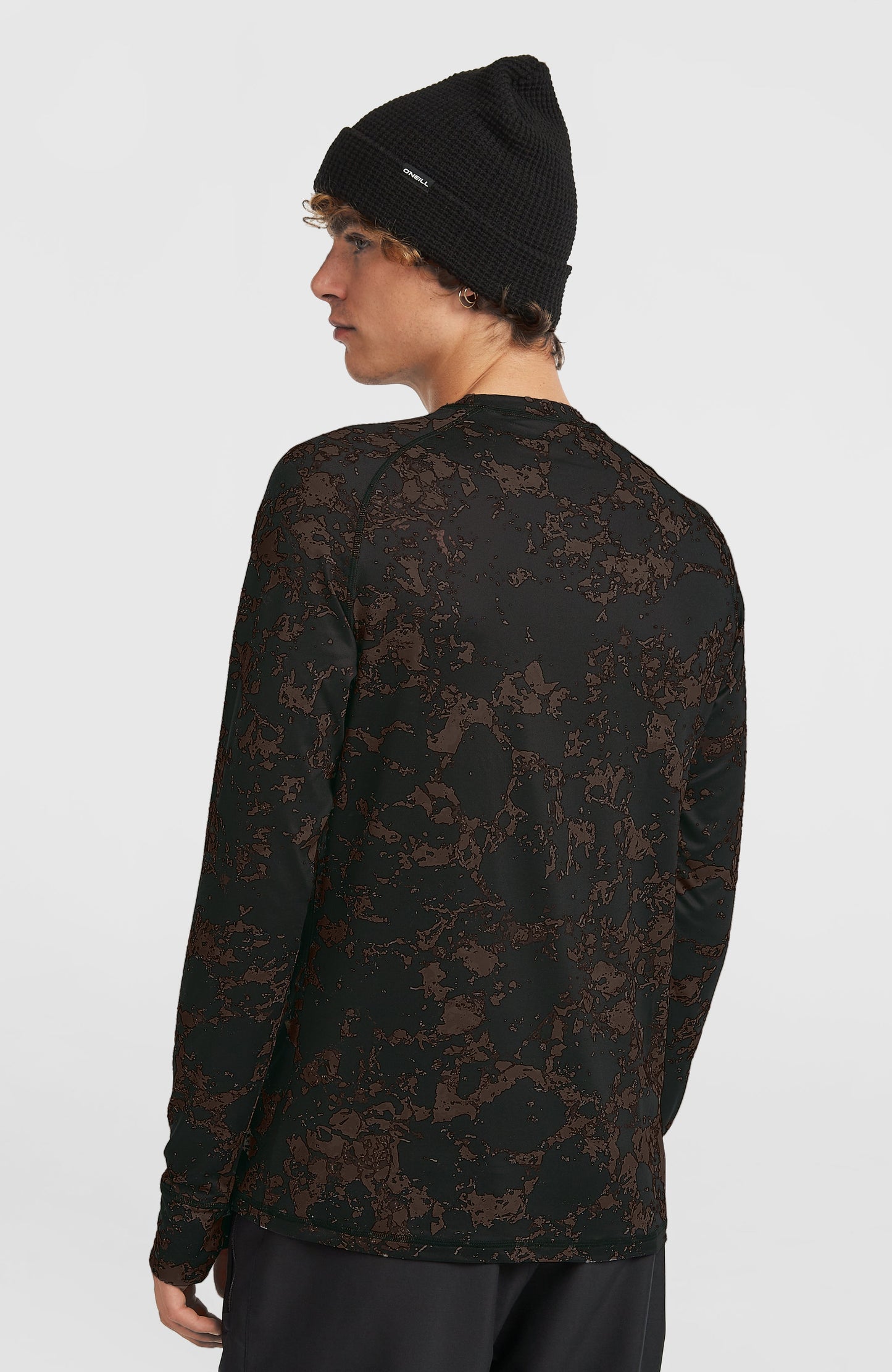 Baselayer Top Men - Black/Beige Quarry