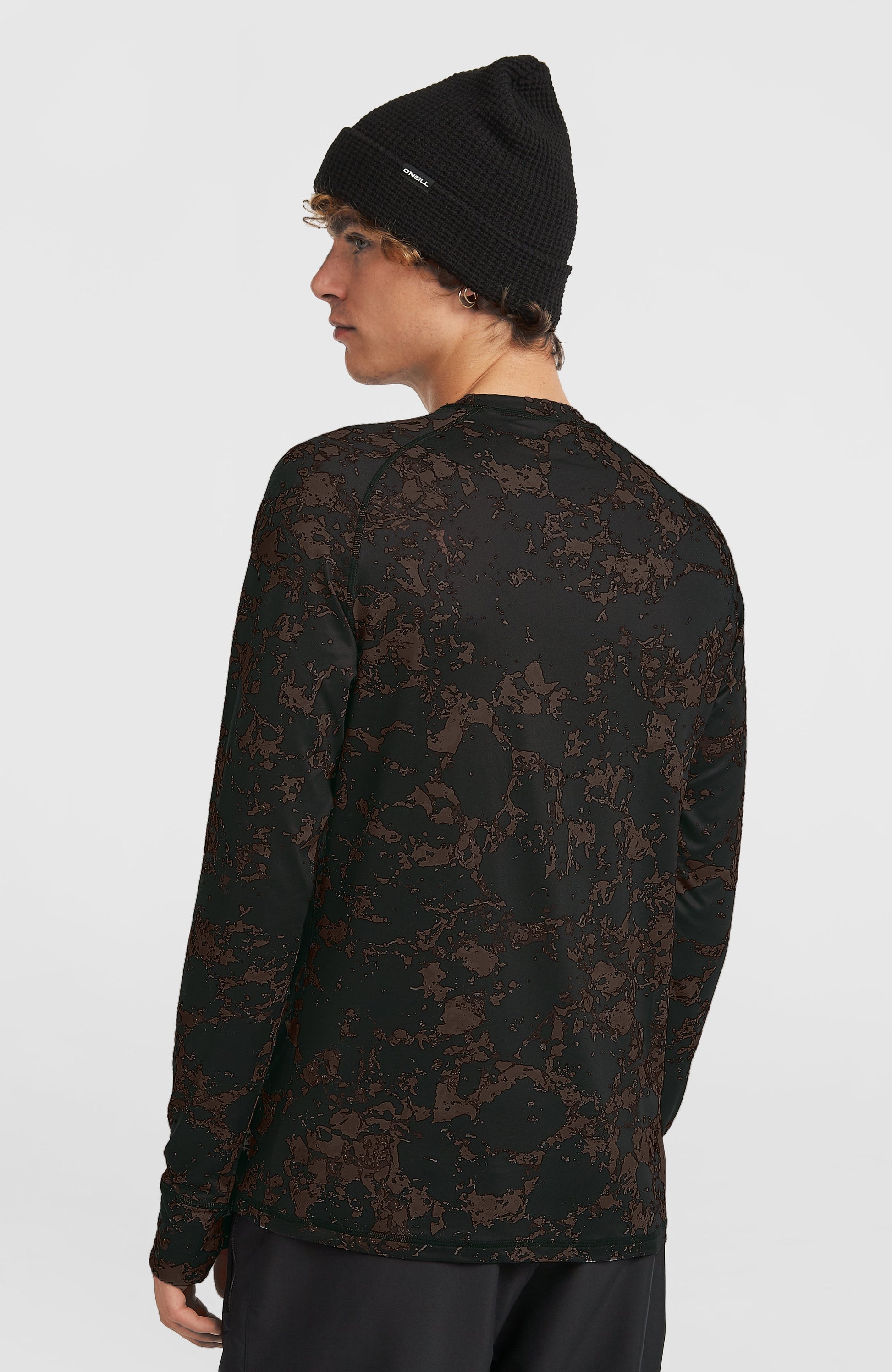 Baselayer Top Men - Black/Beige Quarry
