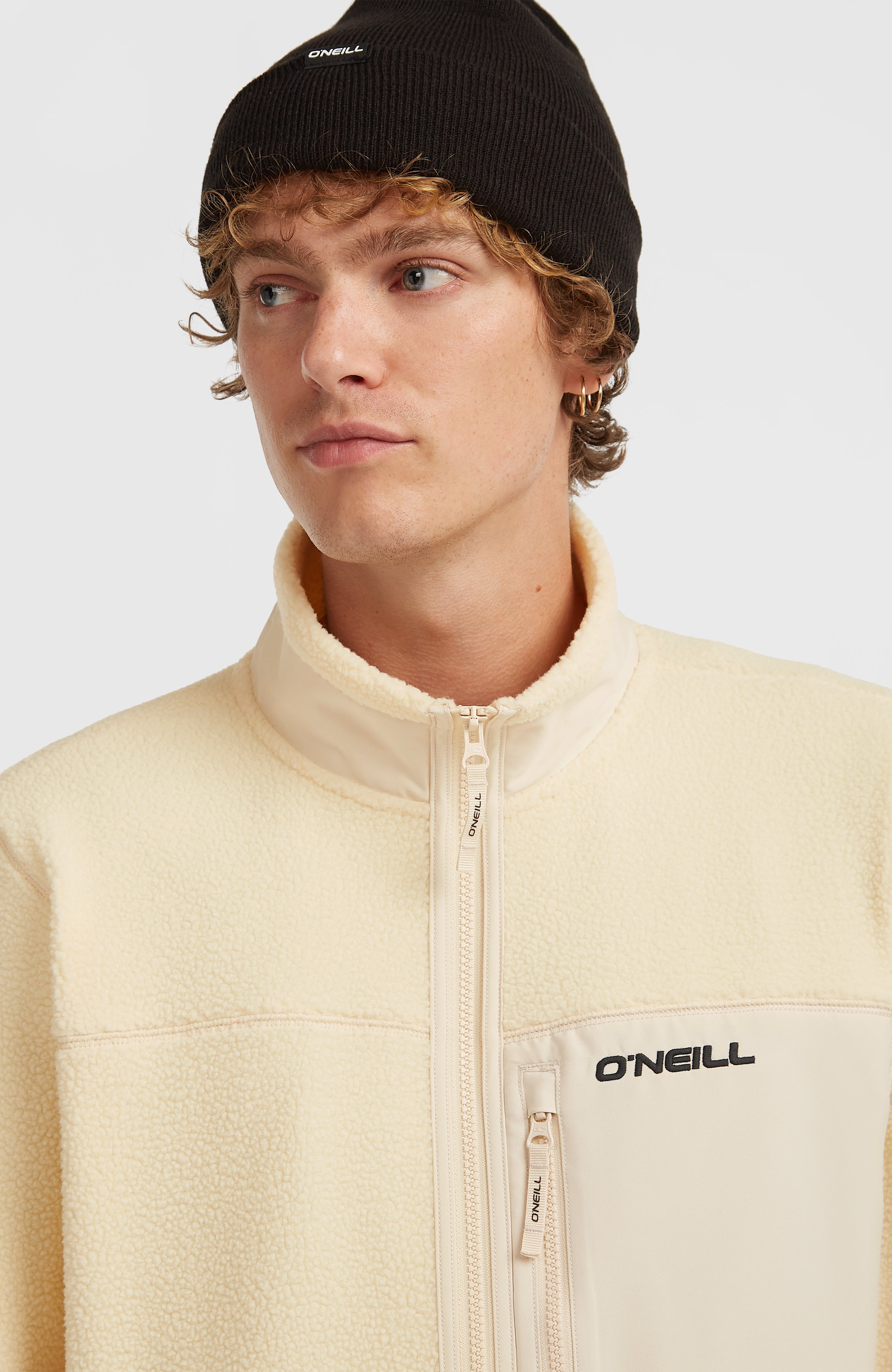 Must-Have High-Pile Full-Zip Fleece Men - Macaron
