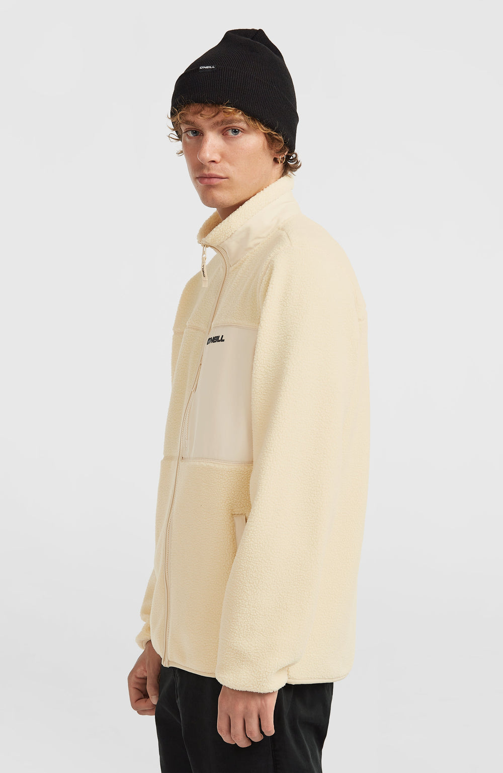 Must-Have High-Pile Full-Zip Fleece Men - Macaron