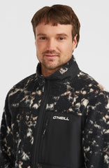 Must-Have High-Pile Full-Zip Fleece Men - Black/Beige Quarry