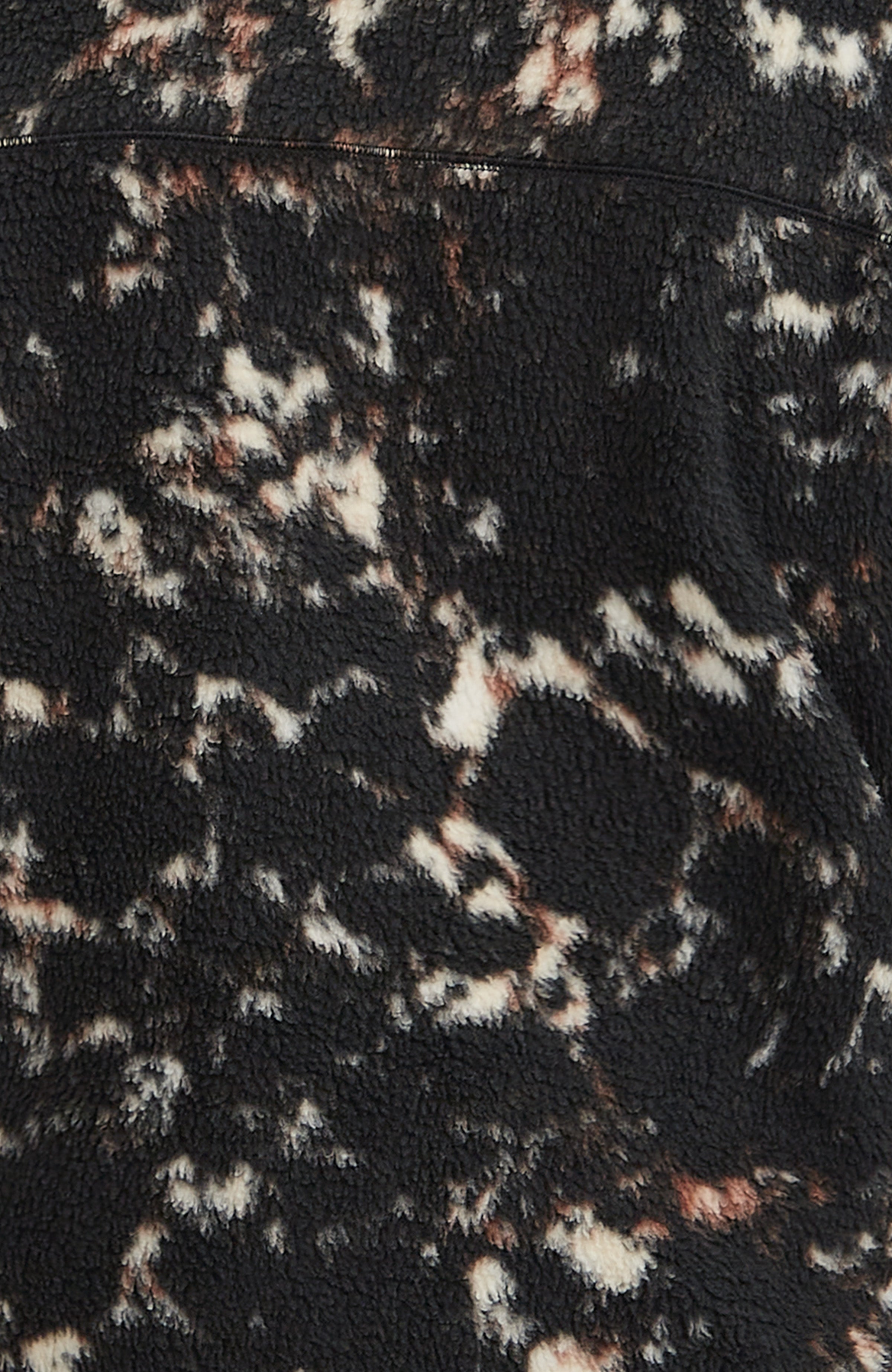 Must-Have High-Pile Full-Zip Fleece Men - Black/Beige Quarry
