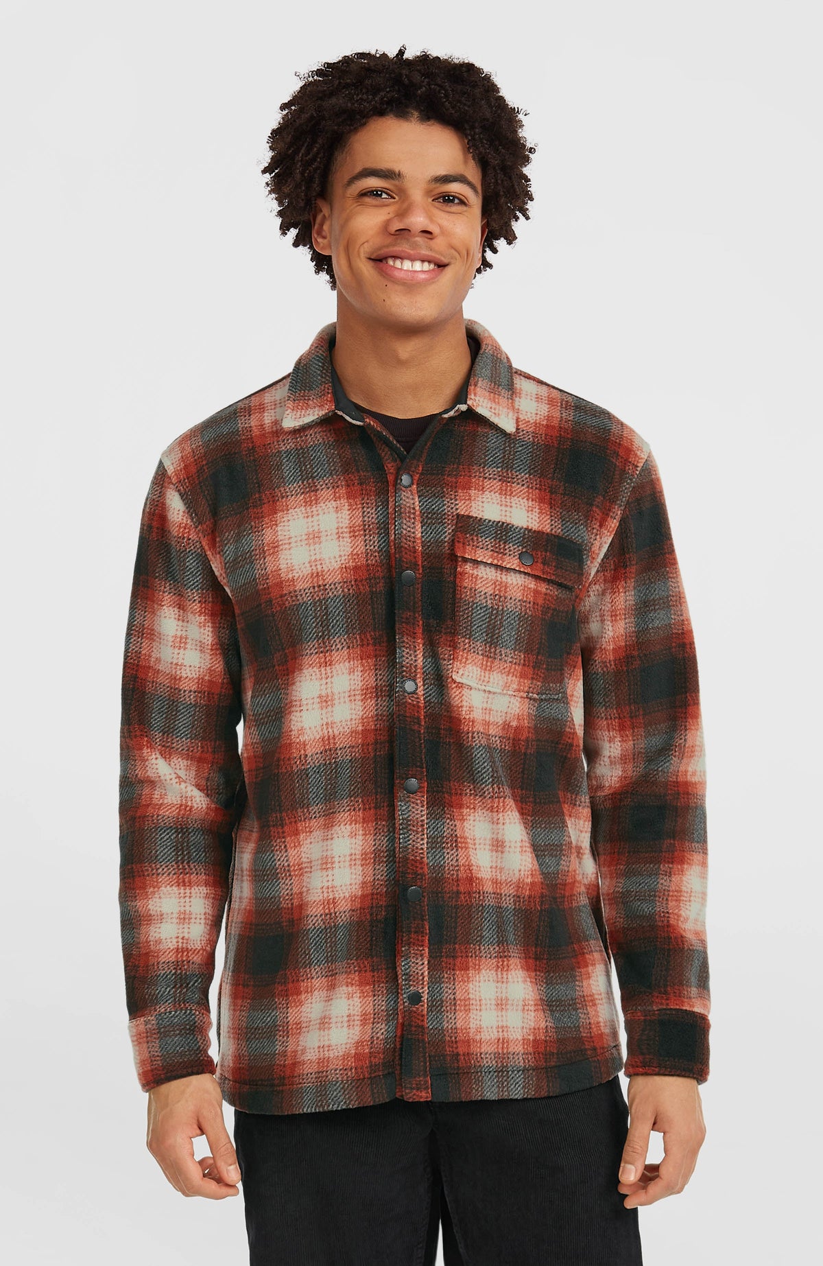 O'Riginals Superfleece Shirt Men - Bonfire Check