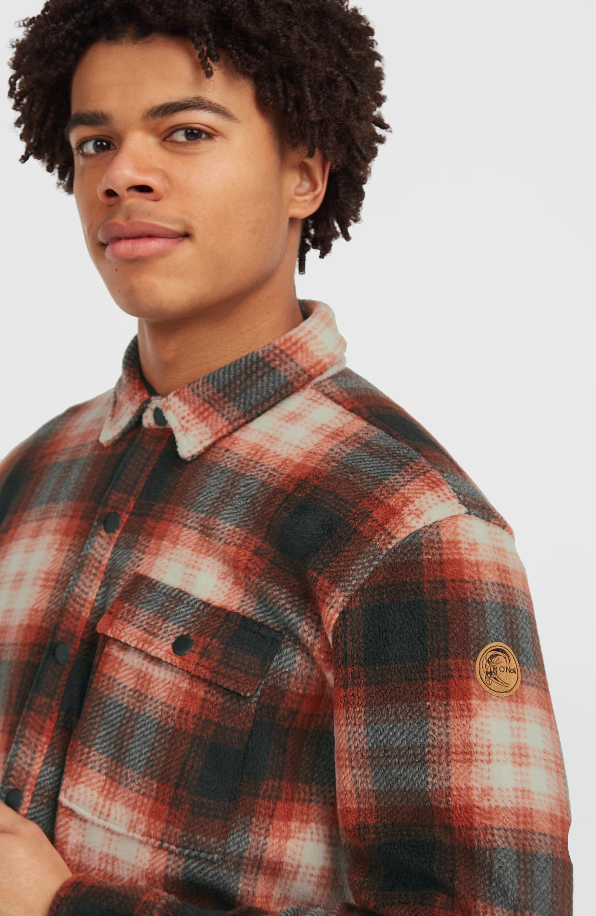 O'Riginals Superfleece Shirt Men - Bonfire Check