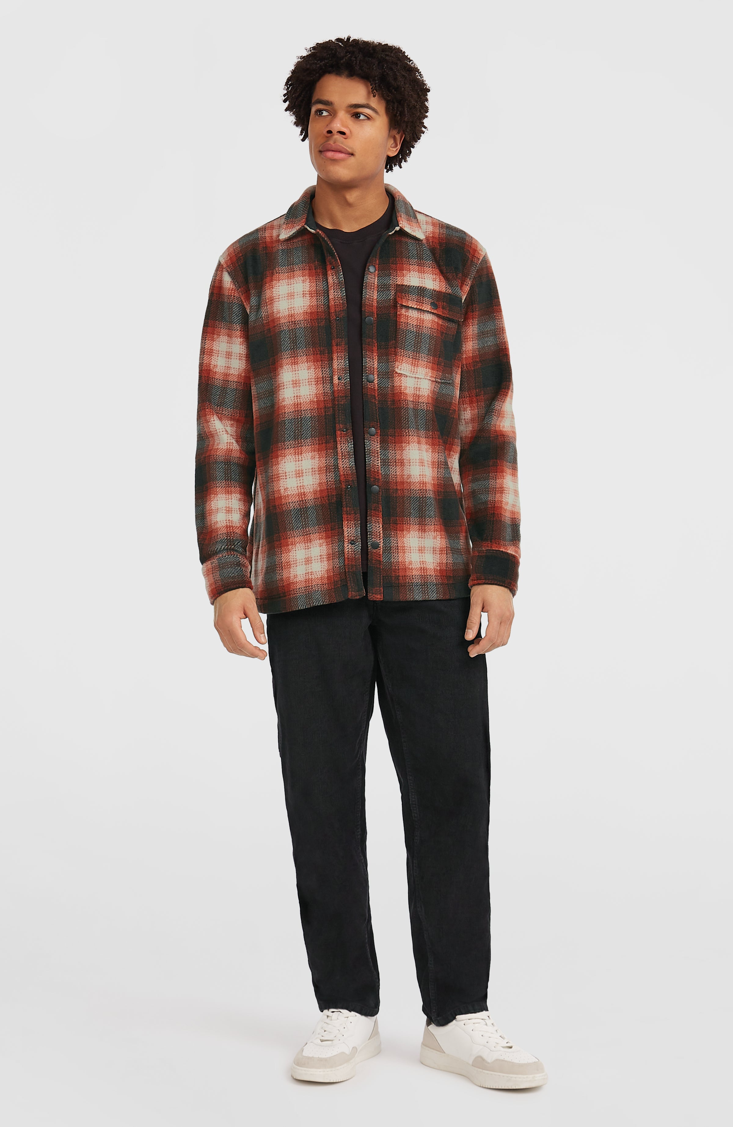 O'Riginals Superfleece Shirt Men - Bonfire Check