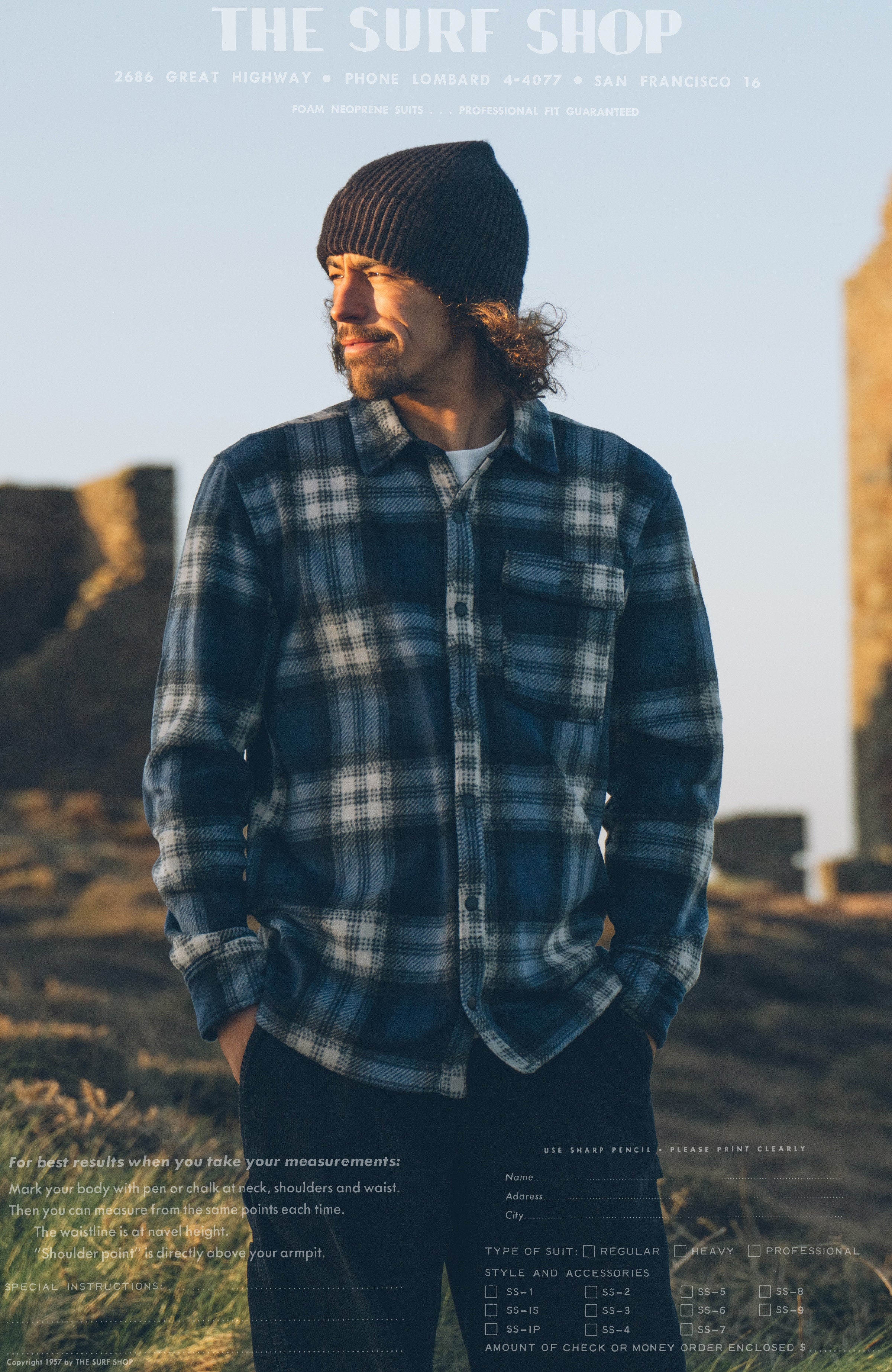 O'Riginals Superfleece Shirt Men - Mozart Blue Check