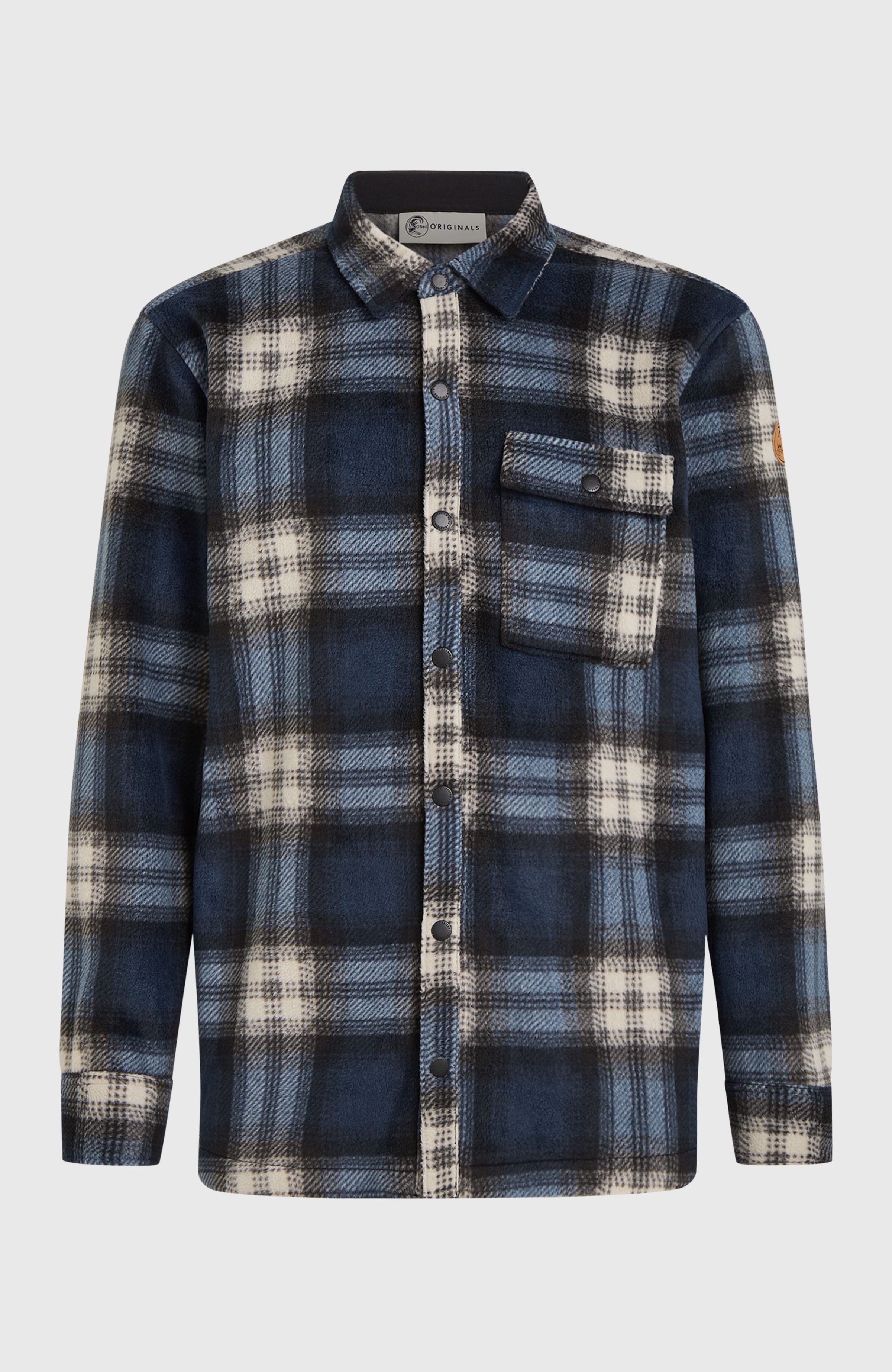 O'Riginals Superfleece Shirt Men - Mozart Blue Check