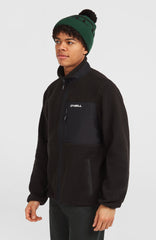 Must-Have High-Pile Full-Zip Fleece Men - Black Out