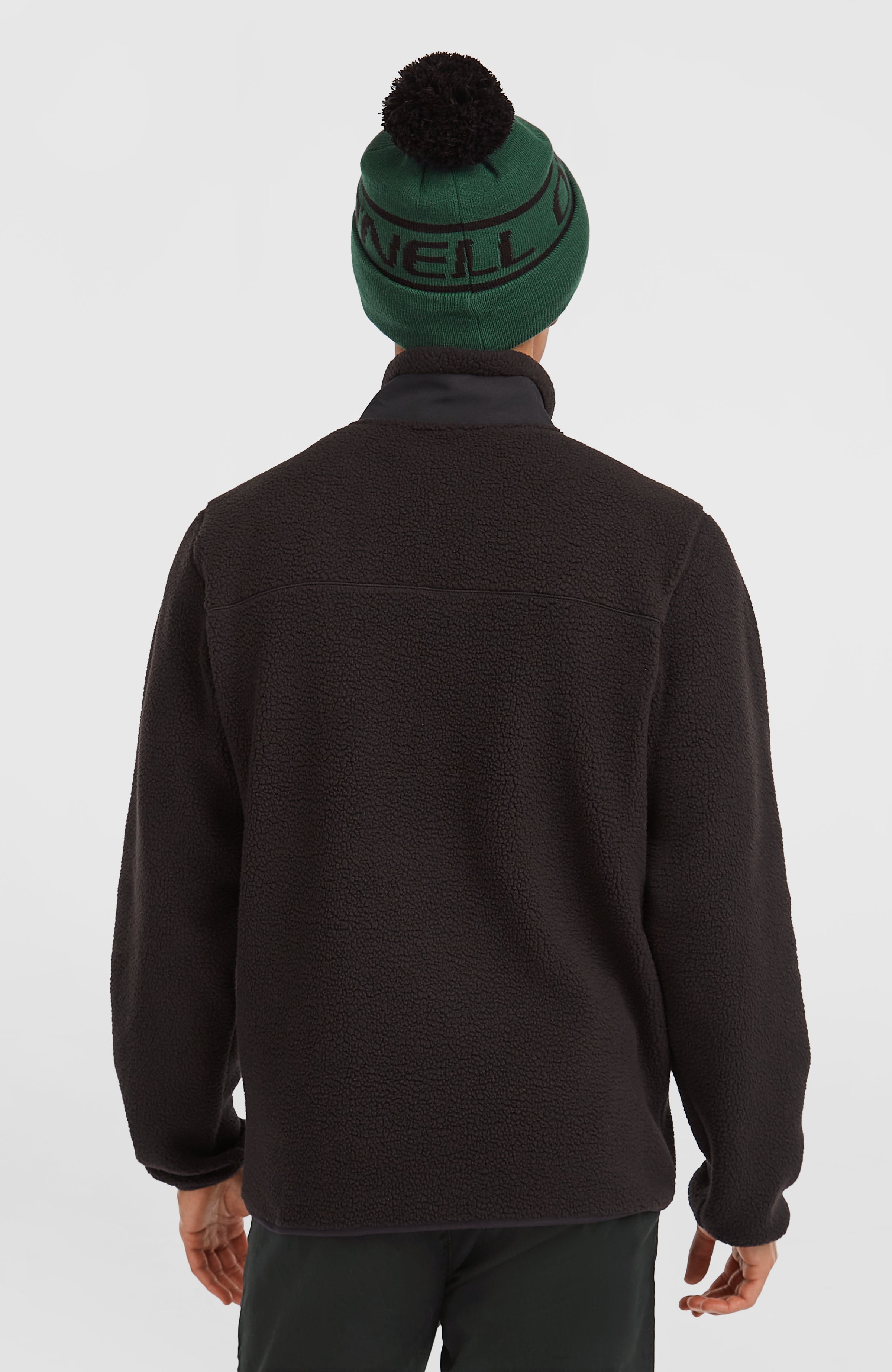 Must-Have High-Pile Full-Zip Fleece Men - Black Out