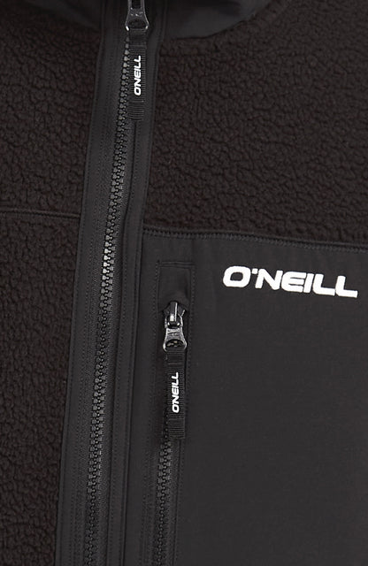 Must-Have High-Pile Full-Zip Fleece Men - Black Out