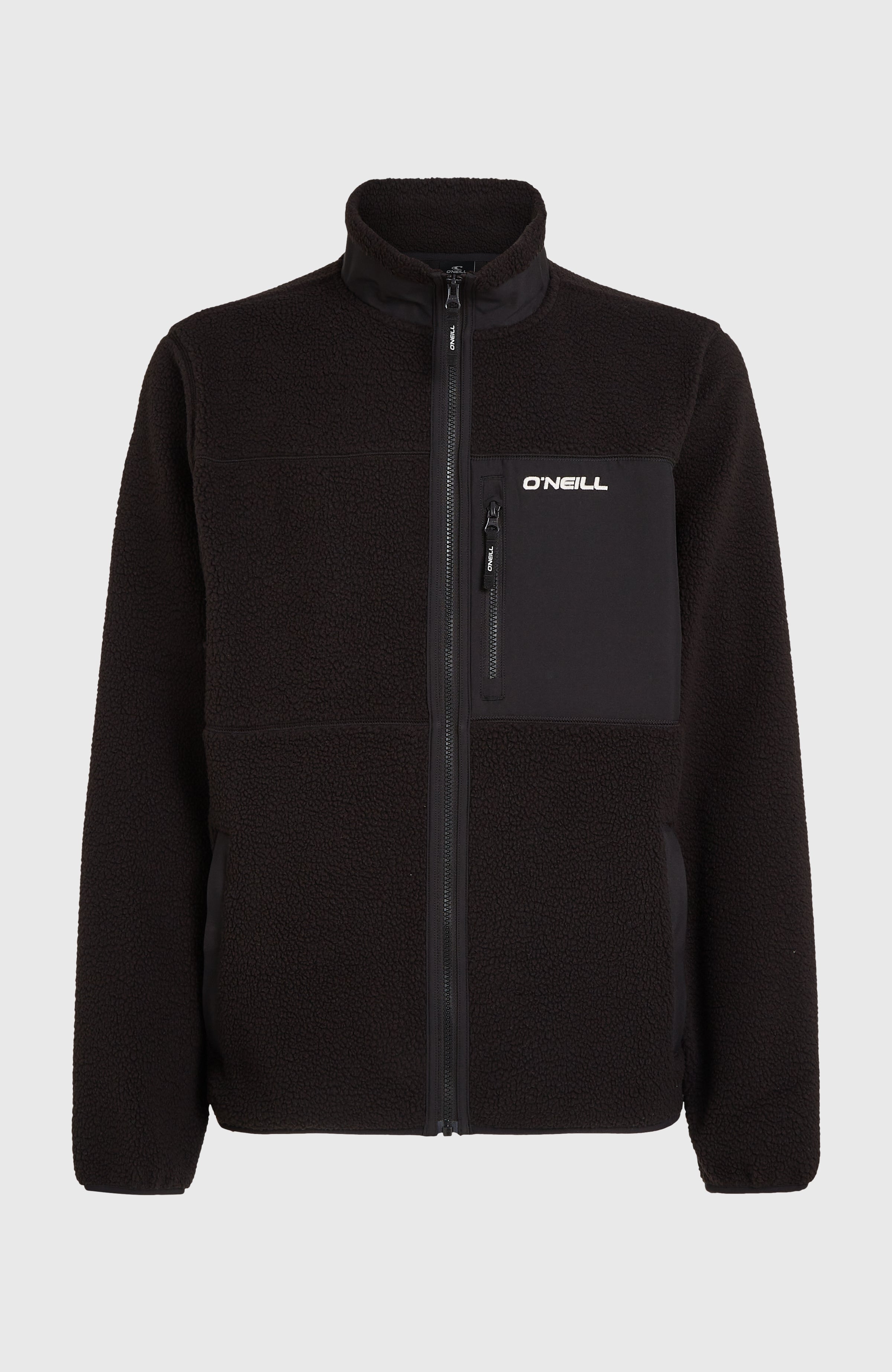 Must-Have High-Pile Full-Zip Fleece Men - Black Out