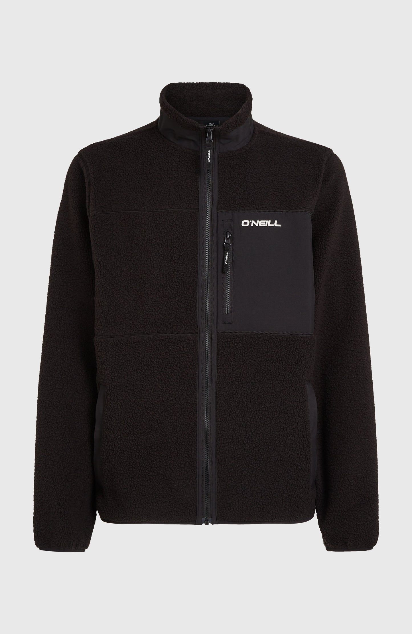 Must-Have High-Pile Full-Zip Fleece Men - Black Out