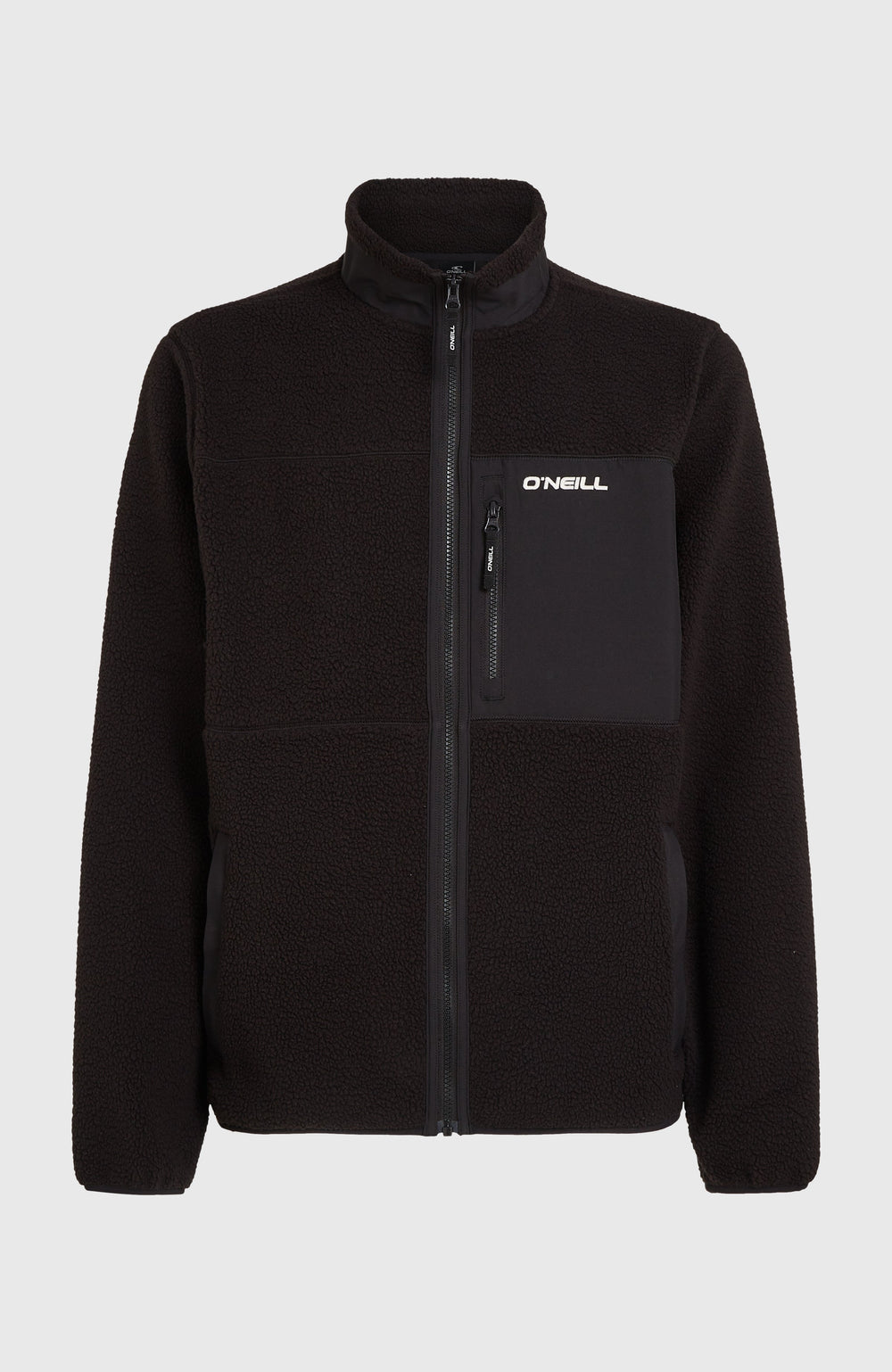 Must-Have High-Pile Full-Zip Fleece Men - Black Out