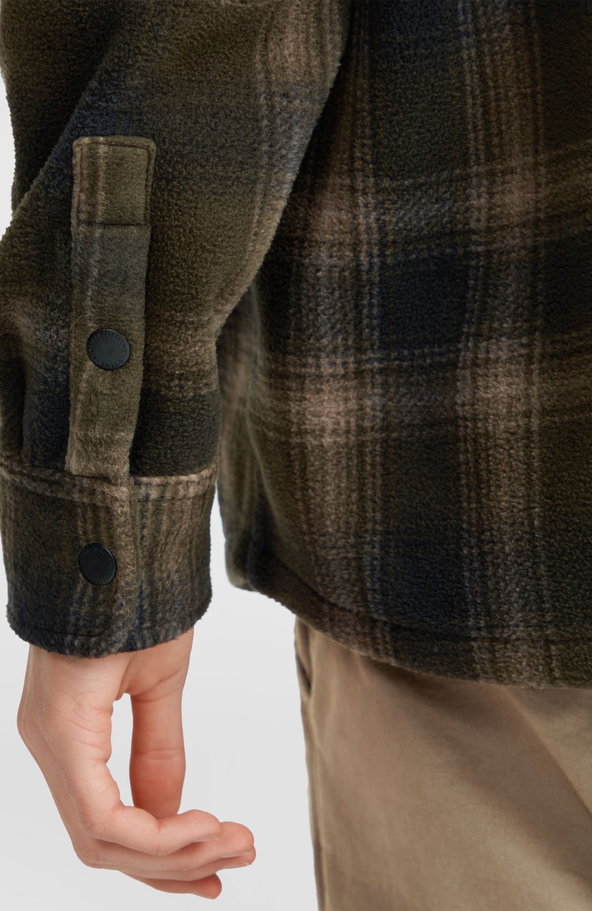 Superfleece Shirt Men - Green Check Small