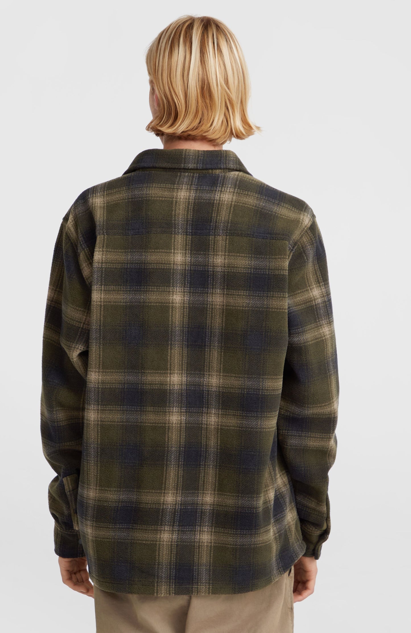 Superfleece Shirt Men - Green Check Small