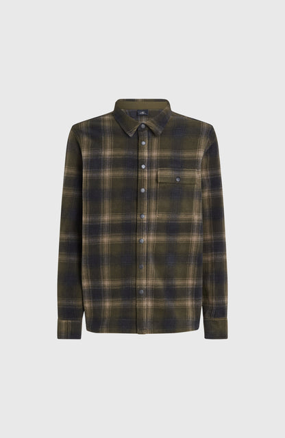 Superfleece Shirt Men - Green Check Small