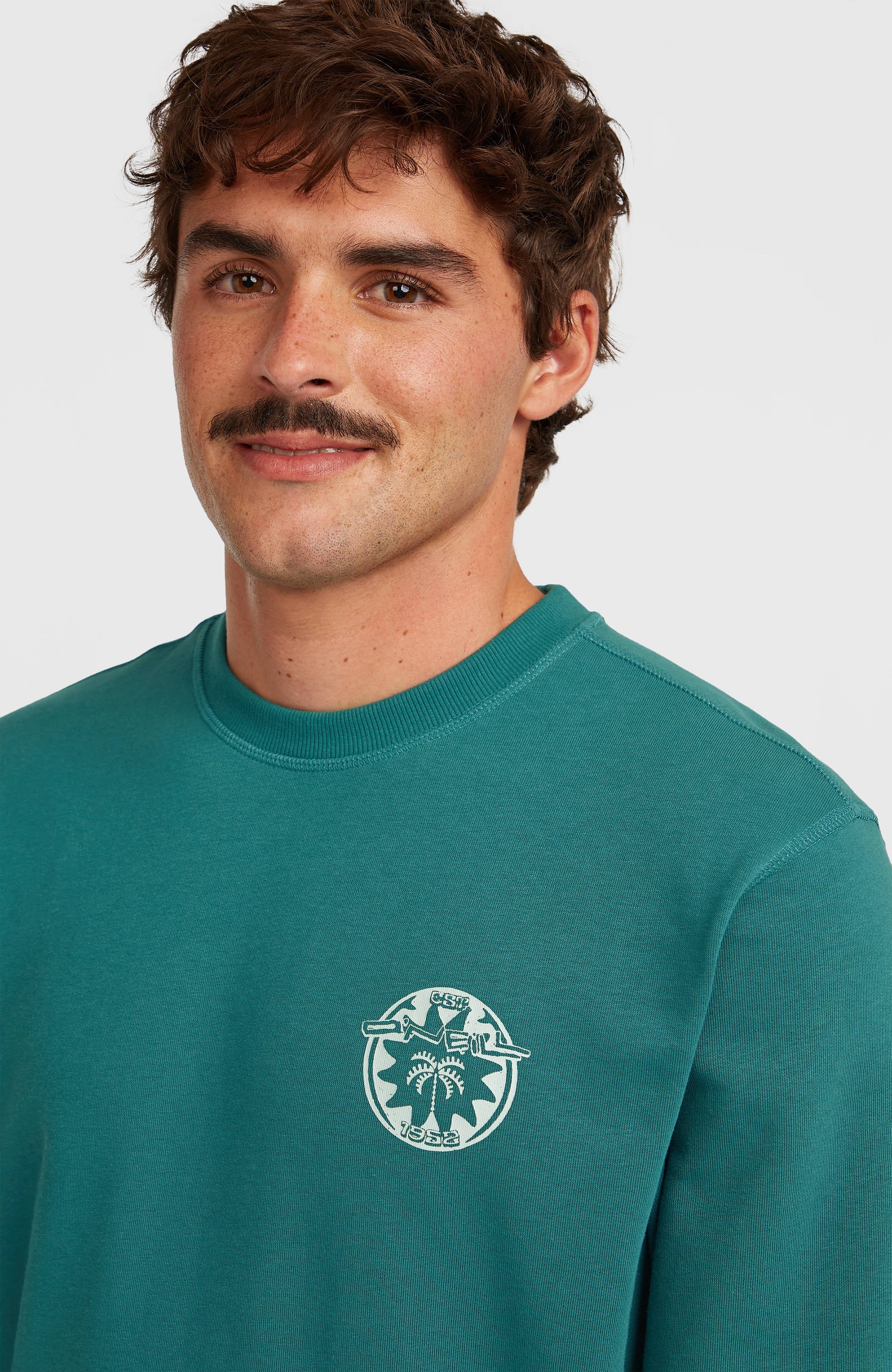 O'Neill Must-Have Graphic Crew Sweatshirt Men - Botanical Heat
