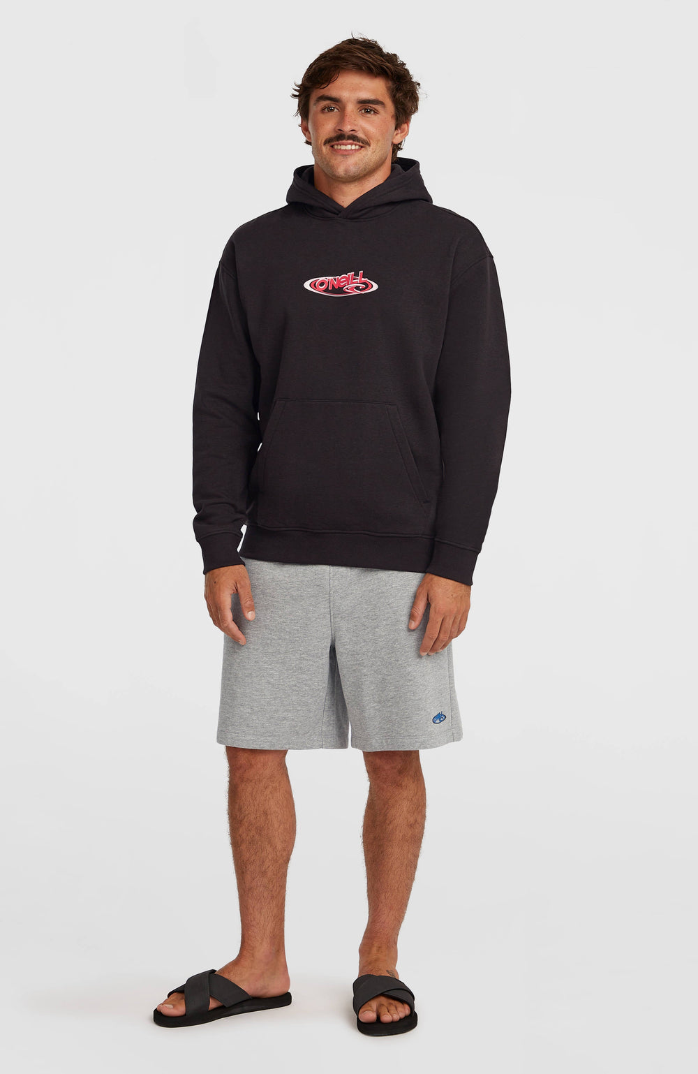 Essentials 90s Logo Hoodie Men - Black Out