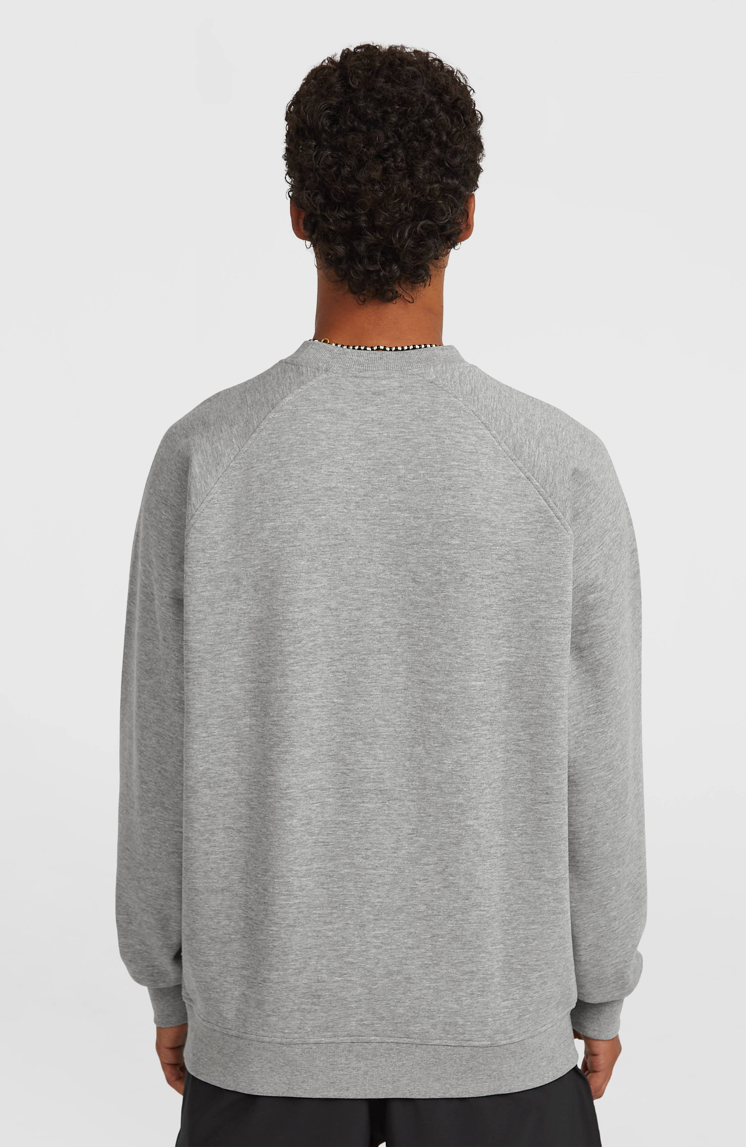 Essentials 90s Logo Crew Sweatshirt Men - Silver Melee
