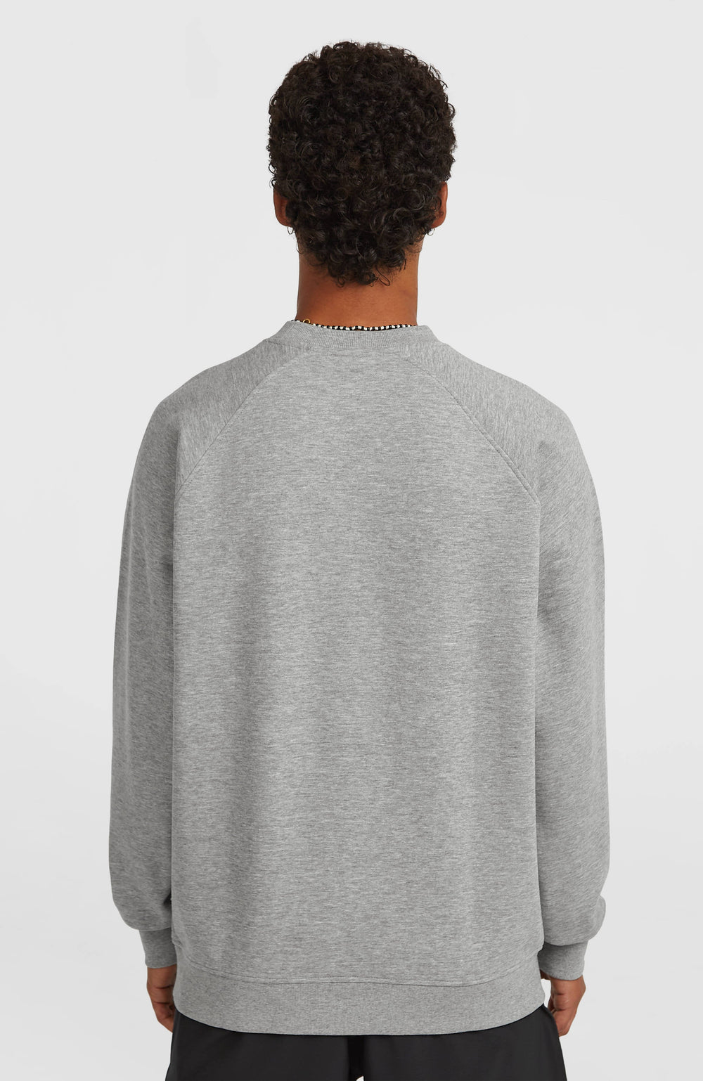Essentials 90s Logo Crew Sweatshirt Men - Silver Melee