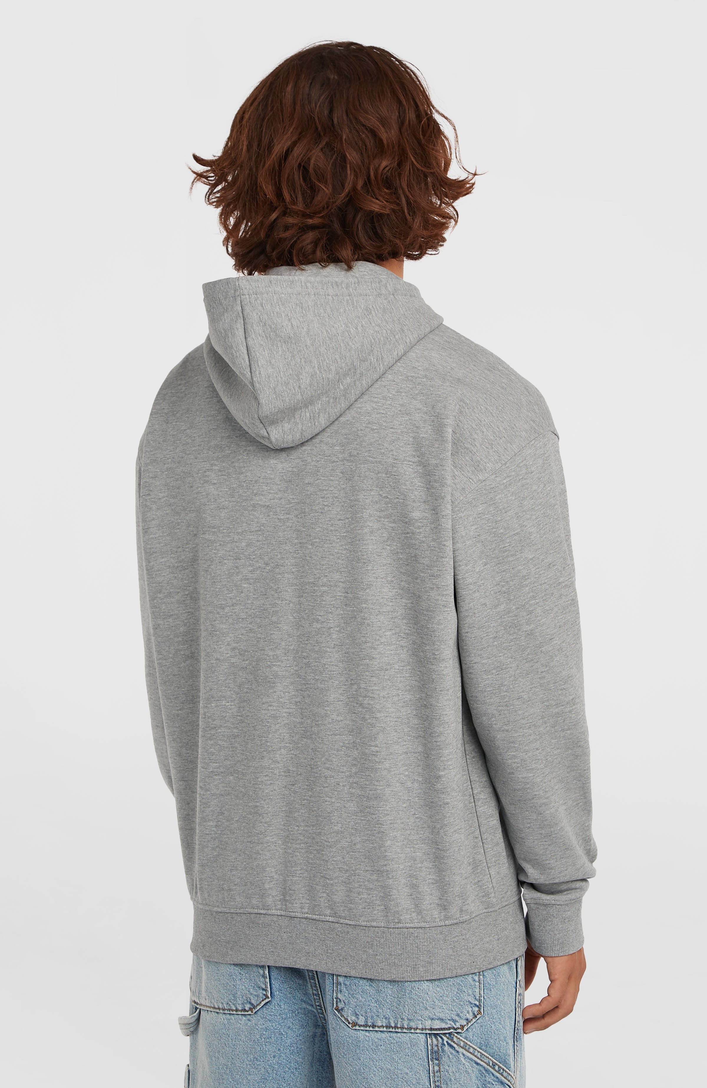 Essentials 90s Logo Hoodie Men - Silver Melee