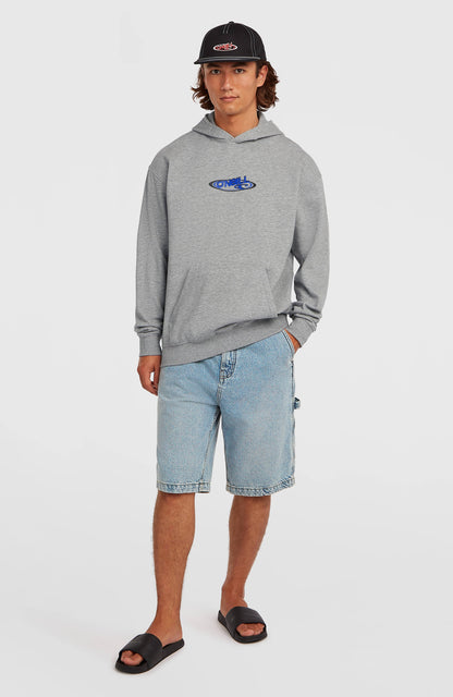 Essentials 90s Logo Hoodie Men - Silver Melee