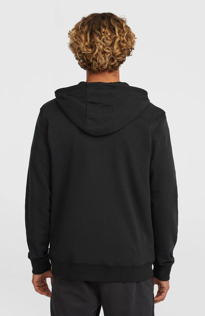 Small Logo Full-Zip Hoodie Men - Black Out