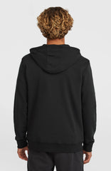 Small Logo Full-Zip Hoodie Men - Black Out