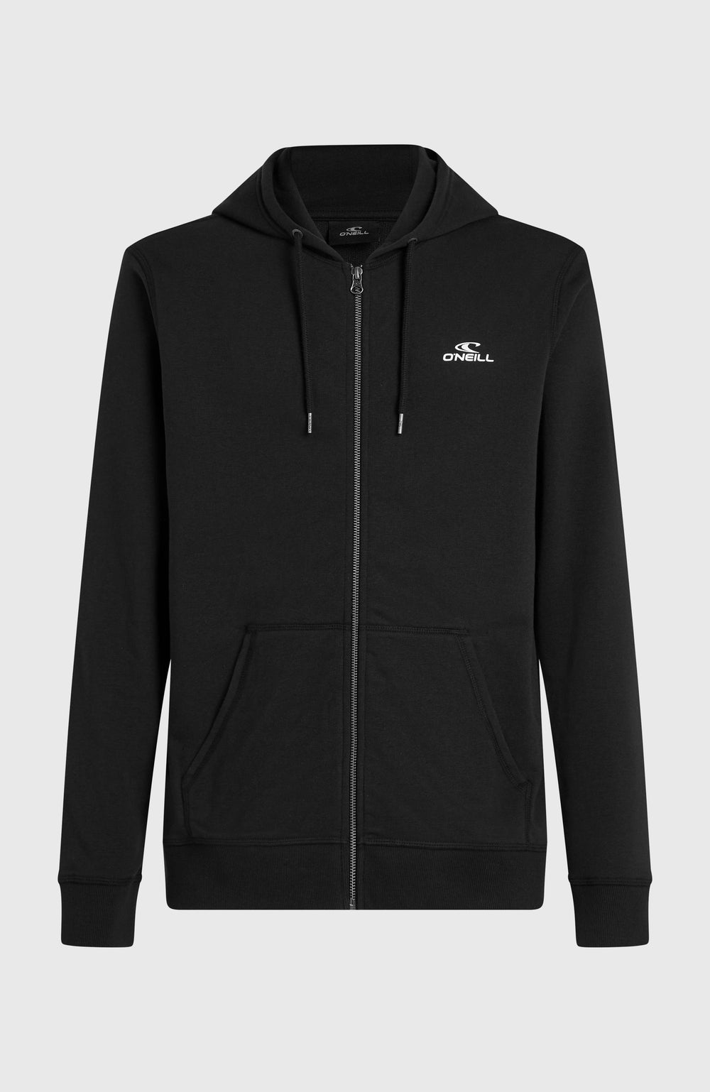 Small Logo Full-Zip Hoodie Men - Black Out