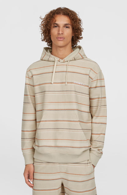 Bavaro Hoodie Men - Beige/Orange Bavaro Stripe