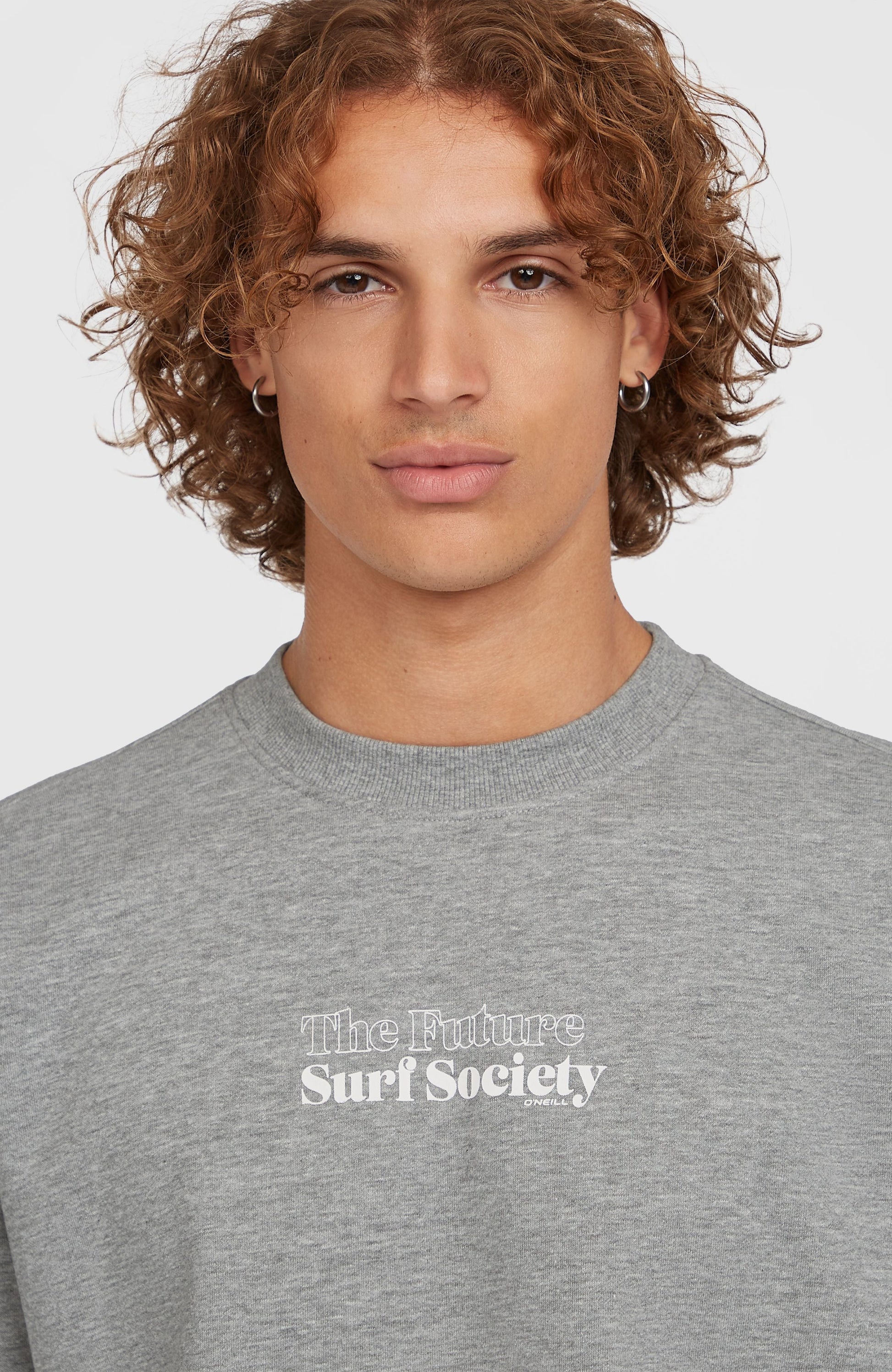 Future Surf Society Crew Men - Silver Melee