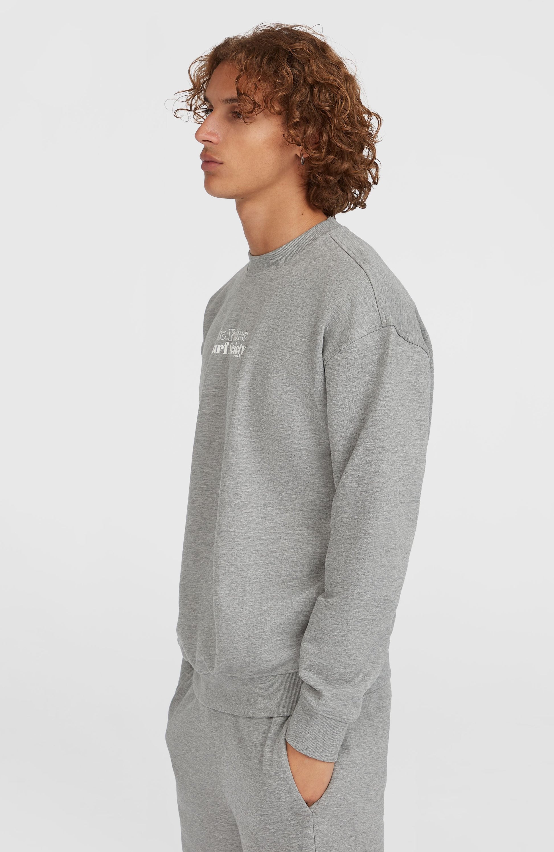 Future Surf Society Crew Men - Silver Melee