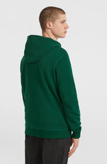 Small Logo Full-Zip Hoodie Men - Emerald Envy