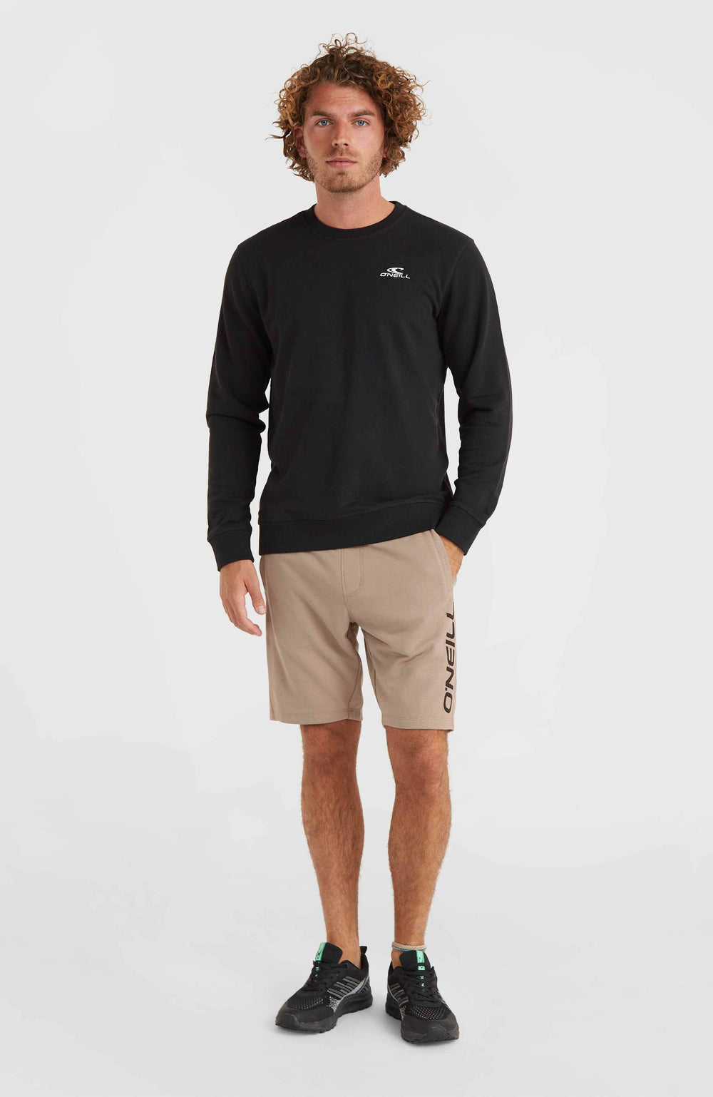 O'Neill Small Logo Crew Sweatshirt Men - Black Out