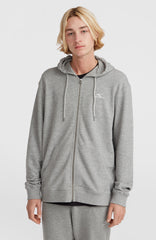 O'Neill Small Logo Full-Zip Hoodie Men - Silver Melee