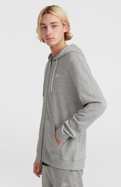 O'Neill Small Logo Full-Zip Hoodie Men - Silver Melee