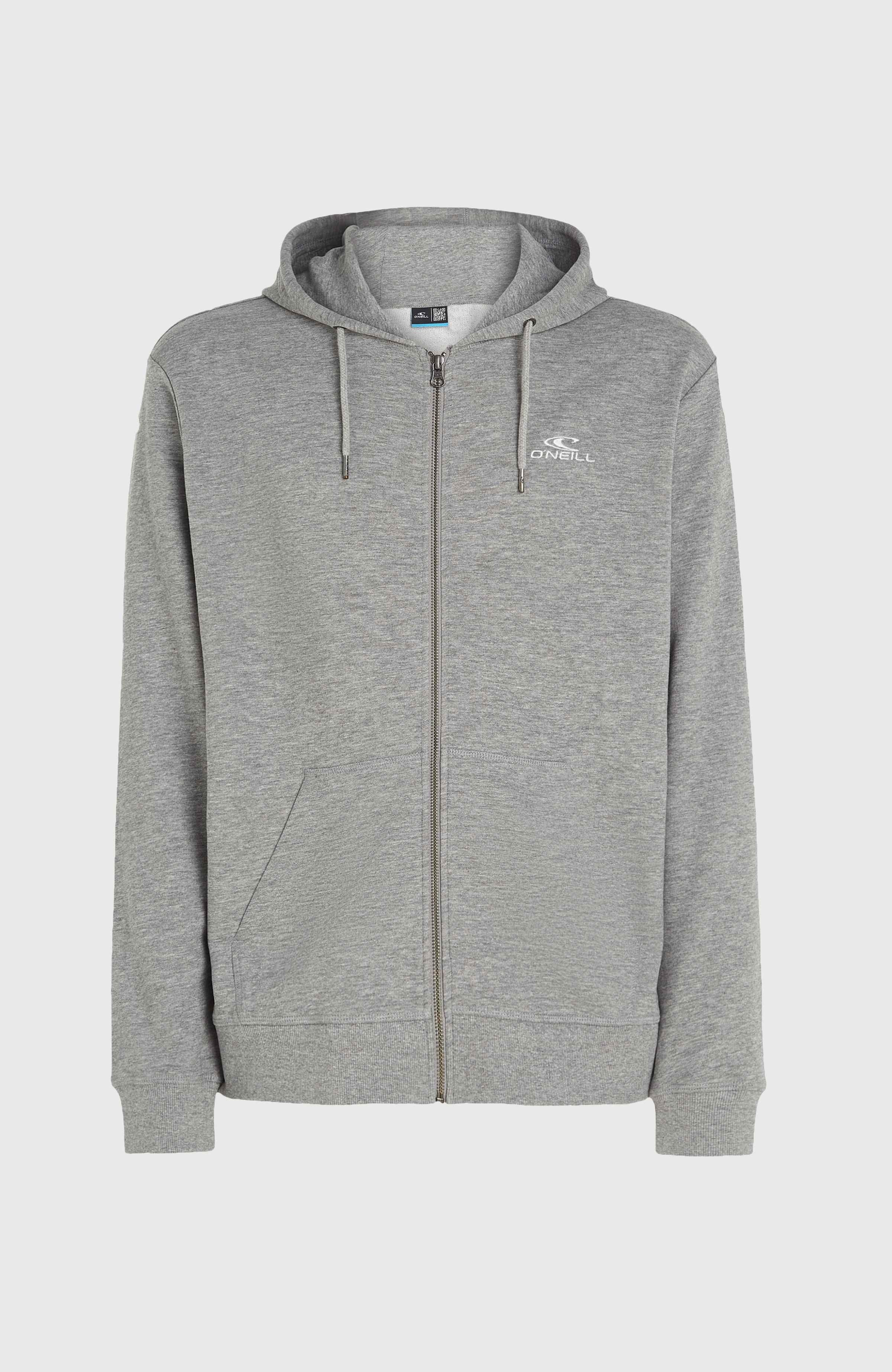 O'Neill Small Logo Full-Zip Hoodie Men - Silver Melee