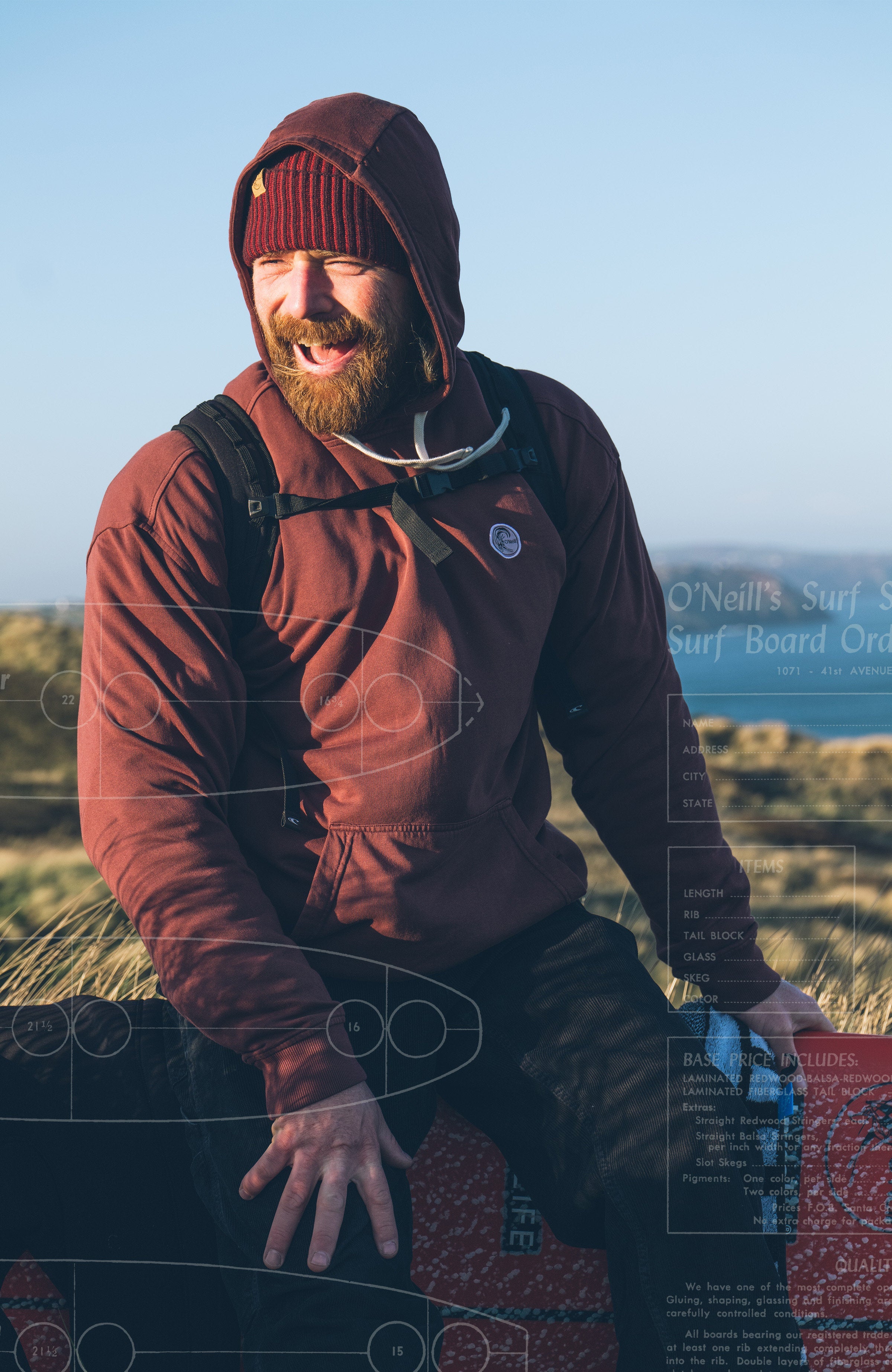 O'Riginals Hoodie Men - Hazel Spice