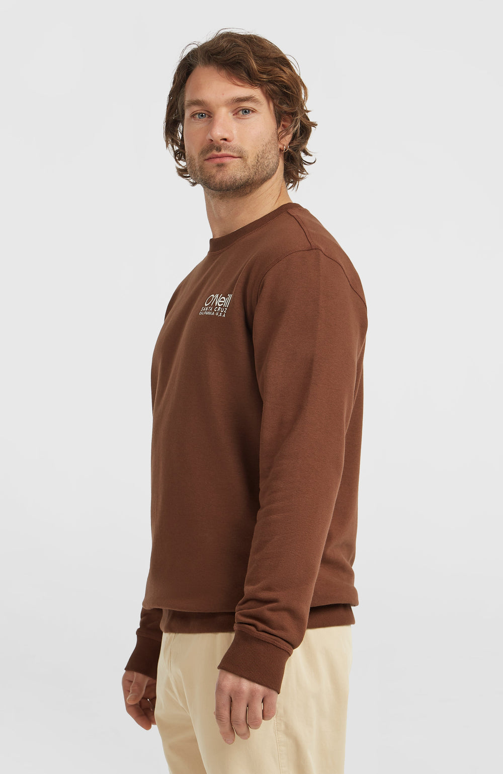 Original Cali Logo Crew Sweatshirt Men - Hazel Spice