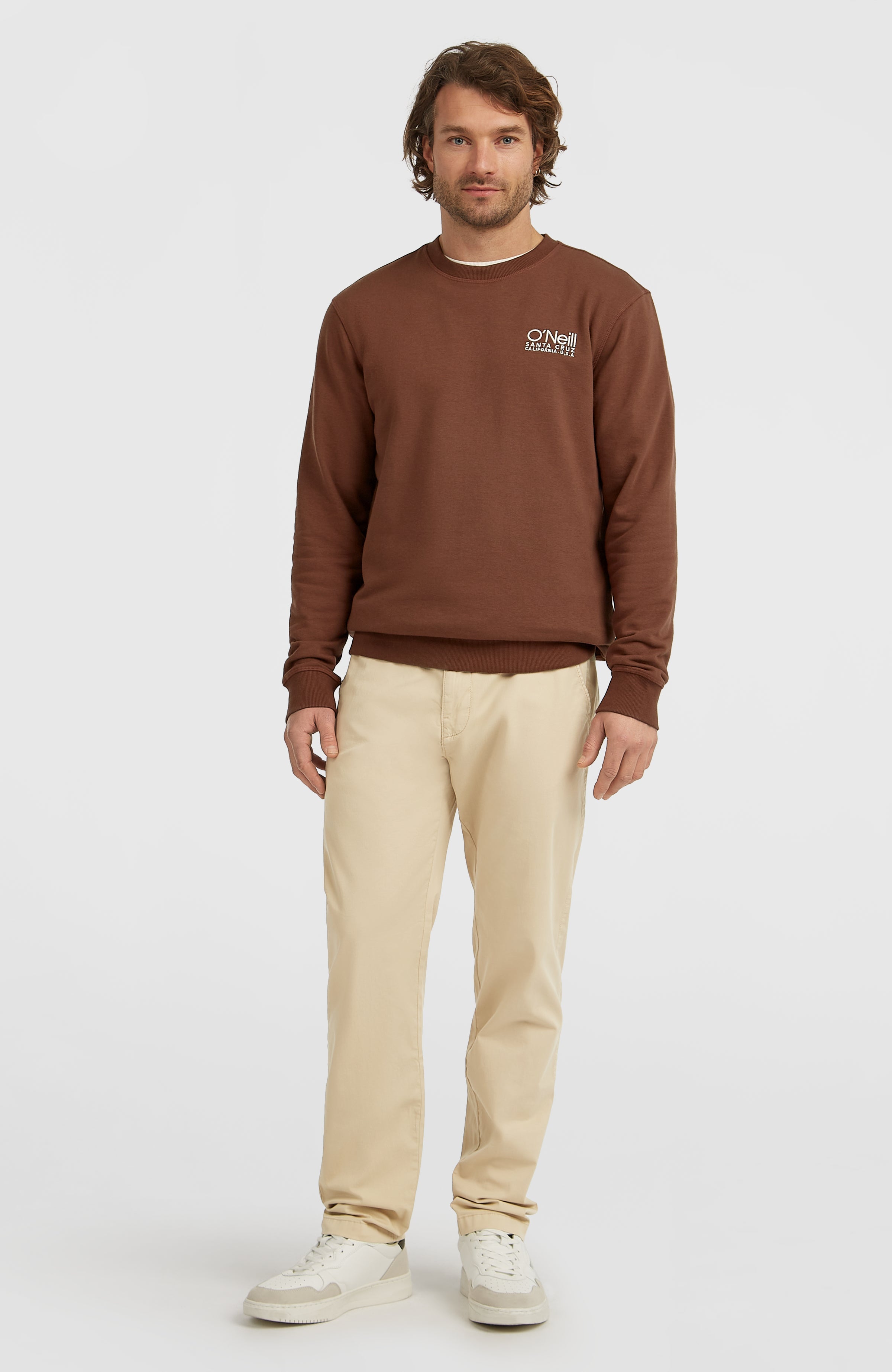 Original Cali Logo Crew Sweatshirt Men - Hazel Spice