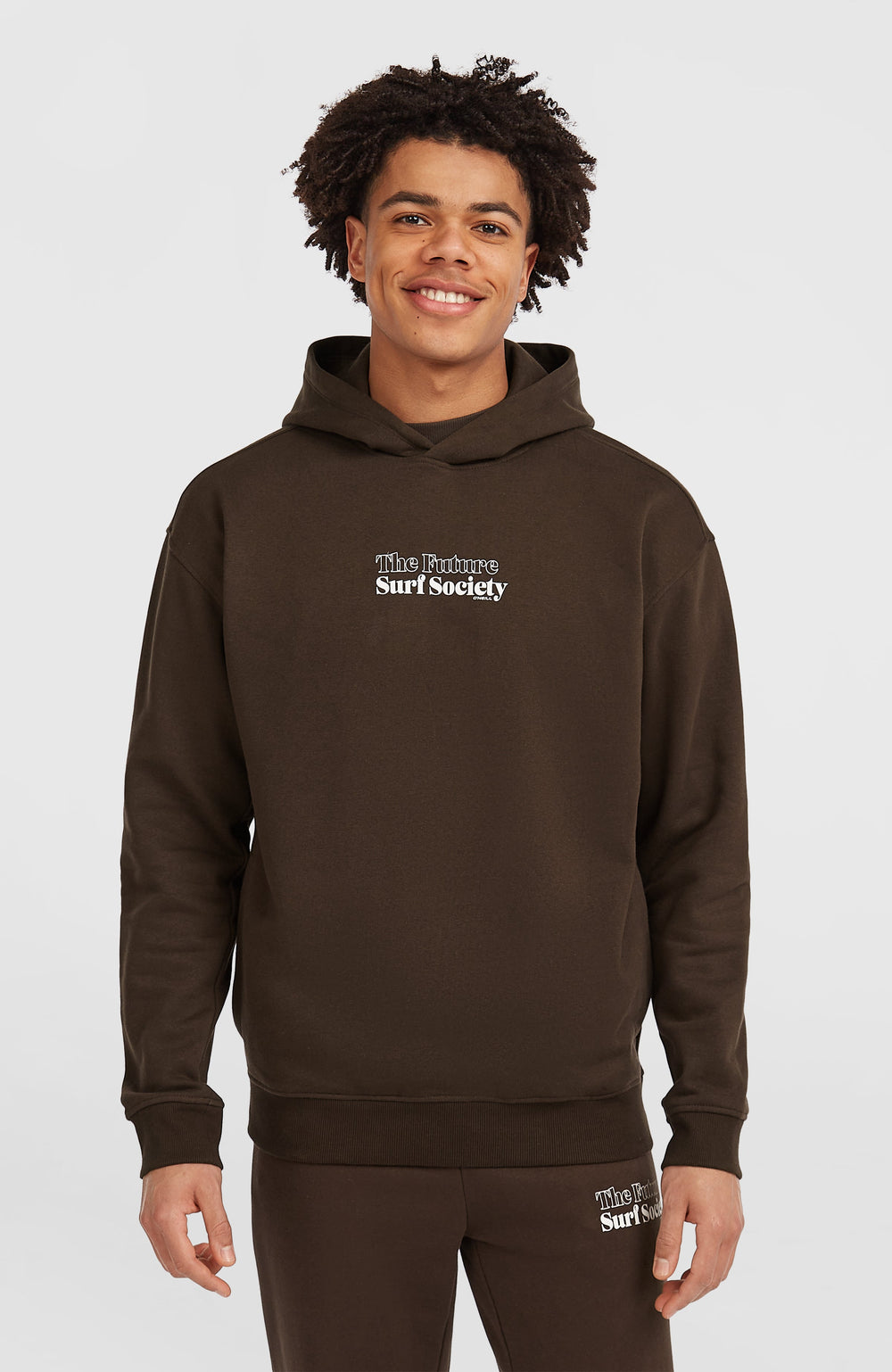 Future Surf Society Hoodie Men - Coffee Bean